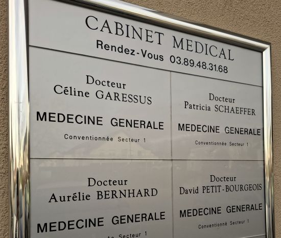 Information du cabinet médical